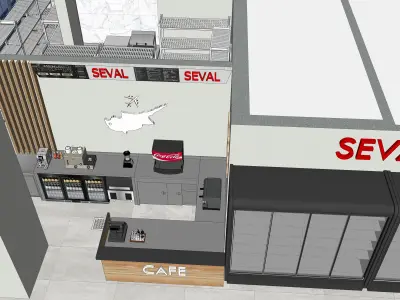 Airport Market Area 3D model