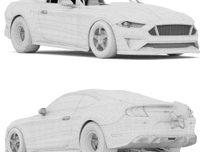 Ford Mustang CobraJet 3D model