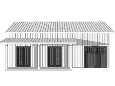 Barndominium House 17 -Archimple LLC 3D model