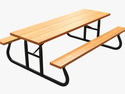 Portable Outdoor Picnic Table 3D model