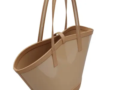 Saint Laurent Panier Bag Low-poly 3D model