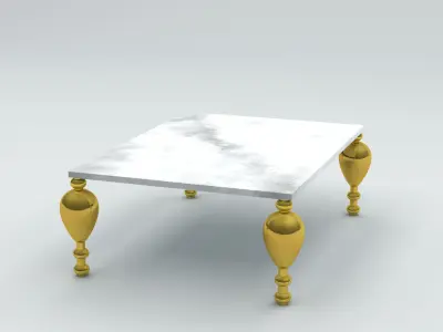 Luxury Coffee Table Collection 3D model