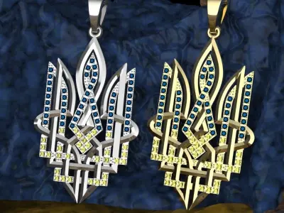 Ukrainian Trident  3D print model