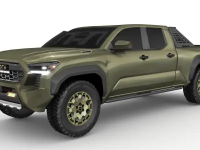 Toyota Tacoma Trailhunter 2024 Low-poly 3D model