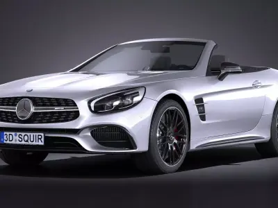 Mercedes-Benz SL 63 AMG 2017 3D model