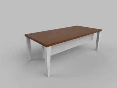 table coffee Low-poly 3D model