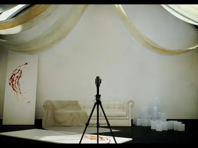 Vault Cloth - TimeLapse Scene - The Third and The Seventh  3D model