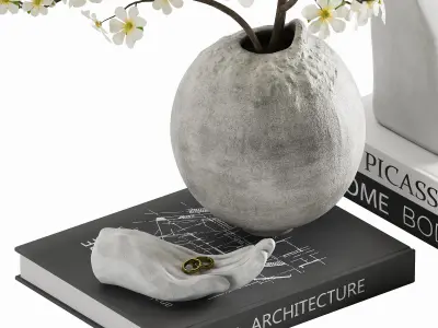 decorative set 04 3D model 4