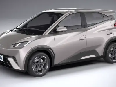 BYD Dolphin Mini 2025 3D model