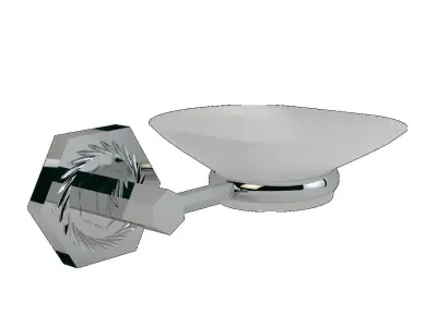 Orchid Spike Soap Dish 3D model