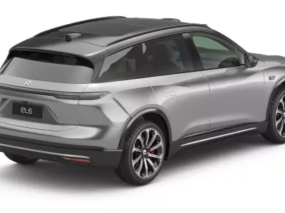 2025 Nio EL6 ES6 with Interior 3D model