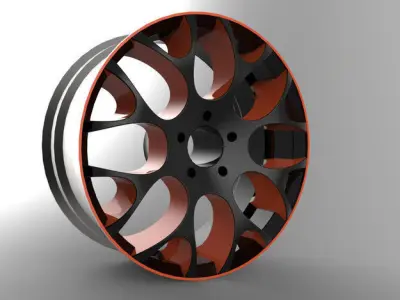Wheel Rim Free 3D model by zakaria-12 from CGTrader