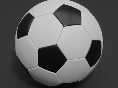 Soccer Ball 3D model 26