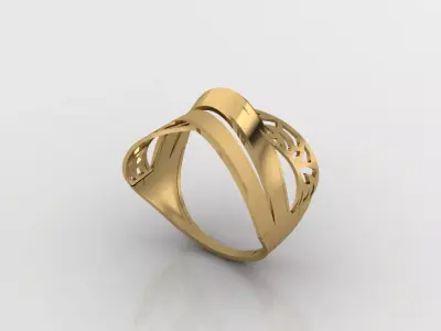 Women Plain Ring Ready STL 3DM Models Womens Rings 3D models 3D print model