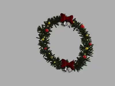 3D Simple Christmas Wrath 3D model