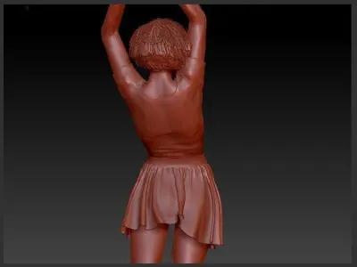 Sports Girl  3D print model