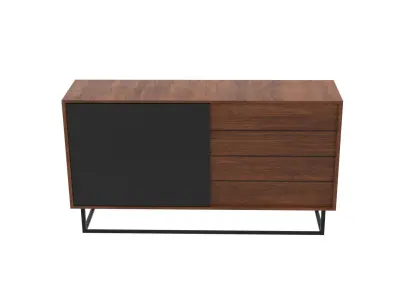 Virka High Sideboard 3D model