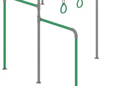 JUNIOR JUNGLE KURANDA MONKEY BARS 3D model