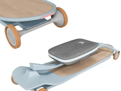 electric scooter 3D model