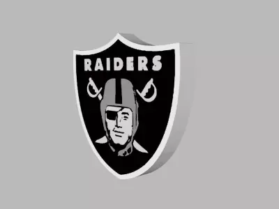 Las Vegas Raiders Team Logo 3D model