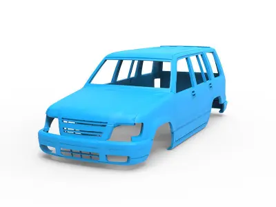 Isuzu trooper 3D Printing Model 3D print model