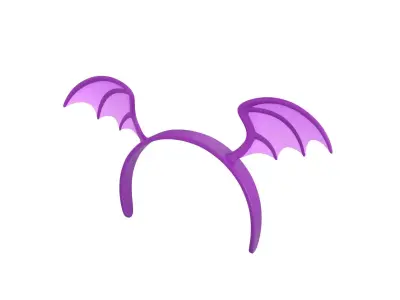 Bat Wing Headband 3D model