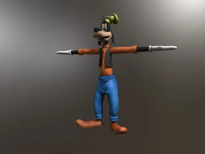Disneys Goofy 3D model