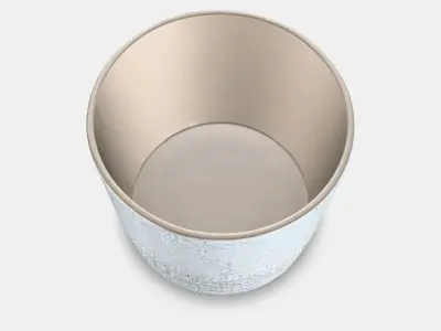 CHIAFRON Plant pot 2 Low-poly 3D model