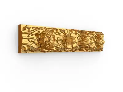 Classic carved decor ornament 352 3D model
