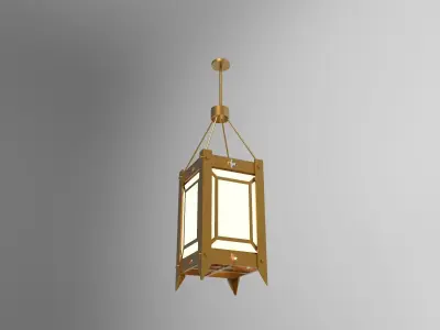 lantern N hanging 3D model