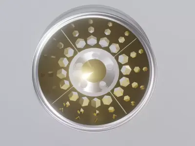 car rim futuristic 3D model