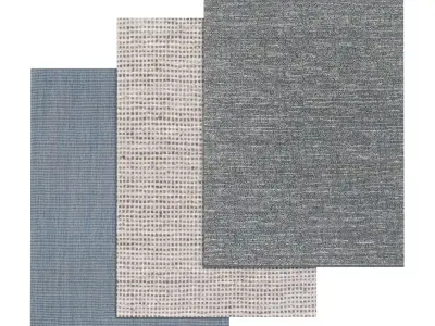Rug Set 1206 3D model