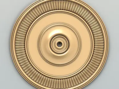Round rosette 056 3D model