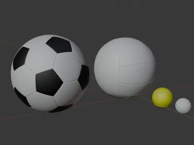 Balls 23 3D model