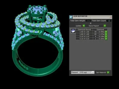 Popular Women Jewelry in Asia cad file R18 3D model