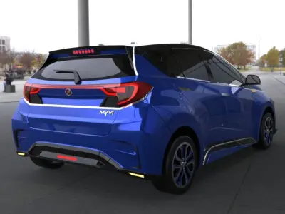 Compact Car Concept  3D model