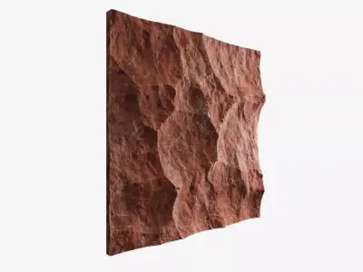 494-RockPanel sandstone wall texture 3D model