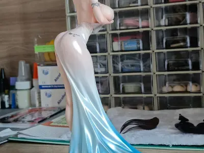 Azur Lane  Saintlouis Luxury handle for 3D print model 3D print model