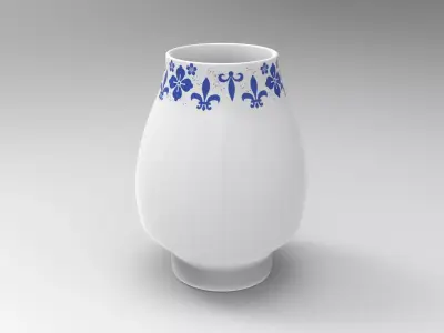 Solu Vase Low-poly 3D model