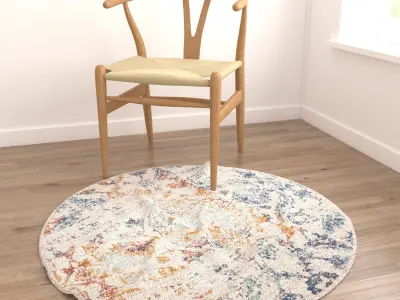 Rugs No 666 Low-poly 3D model