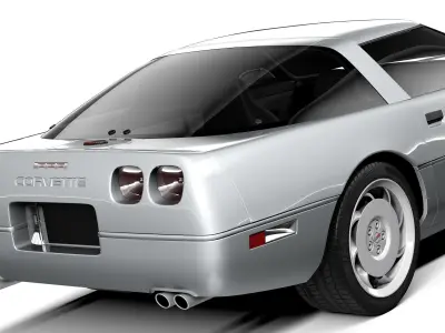 Chevrolet Corvette C4 ZR1 1990-1995 3D model