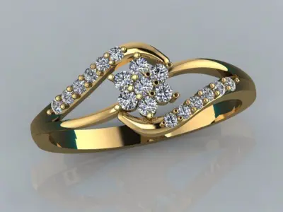 Light weight ring 001 3D print model