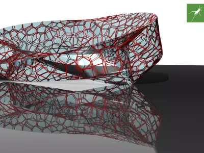 Parametric Architectural Facade Design Grasshopper Rhino Files 3D model