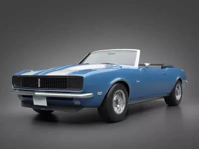 1968 Chevrolet Camaro RS Convertible 3D model