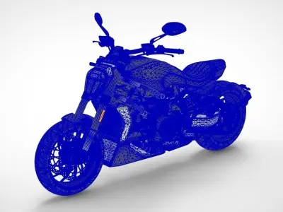Motorcycle Ducati XDiavel S 2016 3D Model 3D model