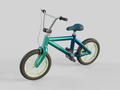 Cartoon Bike PBR 3D model