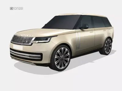 Land Rover Range Rover 2022 Low-poly 3D model