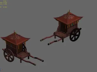 Game Official - Transport - Carriage 02 3D model