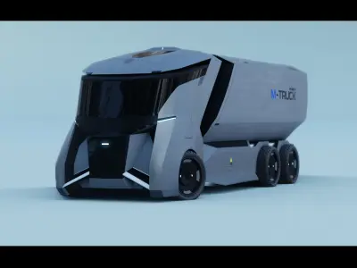 SX Truck Design concept 3D model