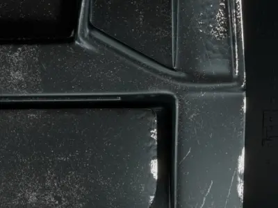 Sci-Fi Car Low-poly 3D model